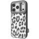 Чохол Kajsa Leopard Pattern with Magnetic Ring iPhone 17 Pro Gray 656-08214 фото