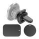 Держатель для мобильного HOCO H1 Crystal magnetic car holder(air outlet) Space Gray 656-00490 фото 3