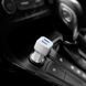 Автомобильное зарядное устройство HOCO Z23 имеет большой тип dual-port car charger set with iP cable White 656-00329 фото 6