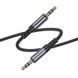 Аудиокабель BOROFONE BL24 3.5mm male to 3.5mm male, nylon braid, 1m, Metal Grey 6941991118968 фото 4