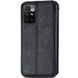 Шкіряний чохол-книжка GETMAN Cubic для Xiaomi Redmi 10 Чорний 555-01918 фото 4