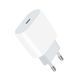Мережевий зарядний пристрій WUW-C145 PD 20W USB C white 6972573332250 фото 1