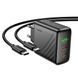 Мережевий Зарядний Пристрій Hoco CS26A 2USB-C/1USB PD/QC 45W+Type-C to Type-C 1m Чорний 209-00352 фото 4