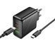 Мережевий Зарядний Пристрій Hoco CS26A 2USB-C/1USB PD/QC 45W+Type-C to Type-C 1m Чорний 209-00352 фото 5