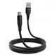 Кабель Proove Soft Silicone USB to Type-C 2.4A (1m) black 656-02594 фото 3