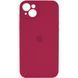 Силіконовий чохол з закритою камерою для iPhone 14 Maroon 666-00808 фото 1