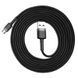 Кабель Baseus Cafule Cable USB For Micro 2.4A 1m Gray+Black CAMKLF-BG1 фото 1