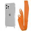 Чохол WAVE Clear Case With Strap для Iphone 12 Pro Max Orange 208-05207 фото