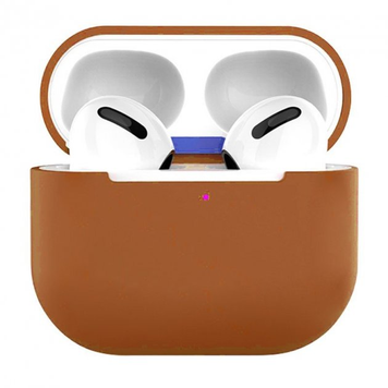 Силиконовый чехол для наушников AirPods 3 Light Brown 203-00039 фото