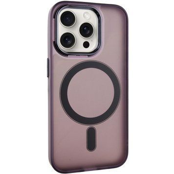 Чехол TPU+PC Lily with MagSafe для Apple iPhone 13 Pro (6.1") Dark Purple 214-03618 фото