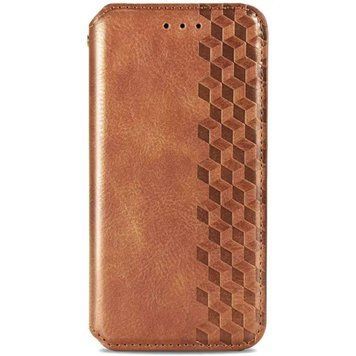 Чехол-книжка Rubic Leather для Xiaomi Redmi Note 13 4G Brown 666-02933 фото