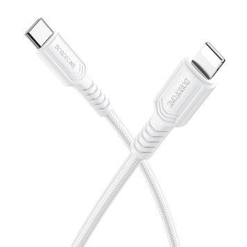 Кабель BOROFONE BX116 Certain PD charging data cable iP White 6941991119729 фото