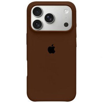 Чохол Silicone Case Full Protective для Apple iPhone 17 Pro (6.3) Коричневий / Brown 208-06639 фото
