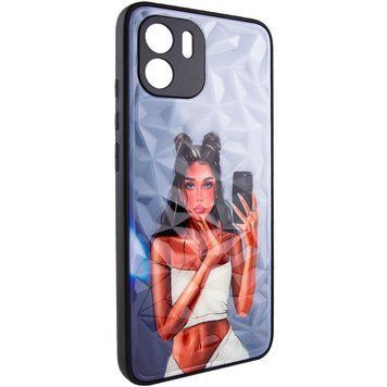 TPU+PC чехол Prisma Ladies для Xiaomi Redmi A1 / A2 Black in White 777-07439 фото