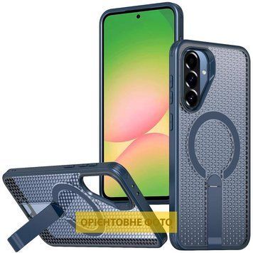 Чохол TPU Breeze with MagSafe stand для Xiaomi Redmi 14C / Poco C75 Blue 777-08694 фото