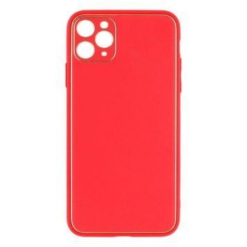 Чохол Leather Gold with Frame для iPhone 11 Pro Max Red 207-00345 фото
