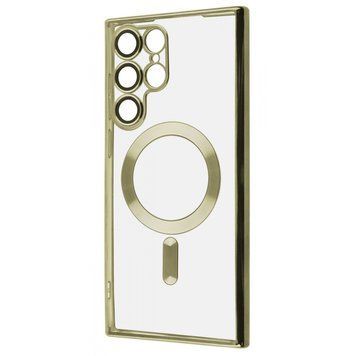 Чохол WAVE Metal Color Case with Magnetic Ring для Samsung Galaxy S22 Ultra Gold 656-07949 фото