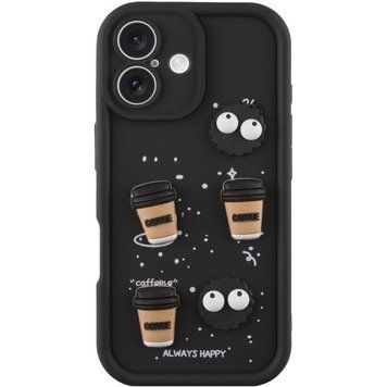 Чохол Toys Case для Apple iPhone 16 Black/Always Happy 777-02423 фото