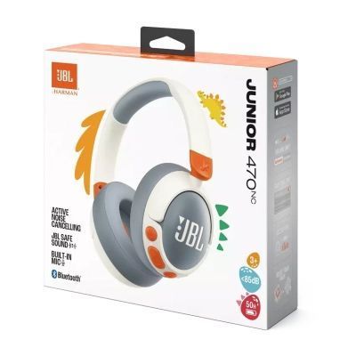 Навушники JBL JR 470 NC White (JBLJR470NCWHT) JBLJR470NCWHT фото
