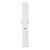 Ремінець Универс 20mm Silicone Original Button Design для Samsung/Amazfit/Huawei White 212-02704 фото