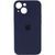 Чехол Silicone Case Full Size with Frame для iPhone 15 Plus Dark Blue 208-05046 фото