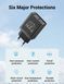 Мережевий зарядний пристрій Vention 1-port USB-C Wall Charger(20W) EU-Plug Black (FADB0-EU) FADB0-EU фото 8