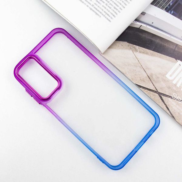 Чохол TPU+PC Fresh sip series для Samsung Galaxy A24 4G Синій / Фіолетовий 777-06590 фото