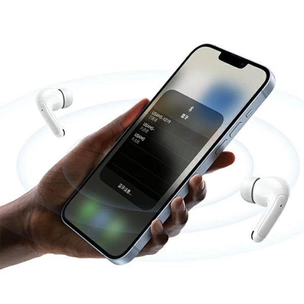 Bluetooth stereo гарнитура Usams USAMS-XD18 TWS Earbuds --X-don Series BT5.3 white 656-00817 фото