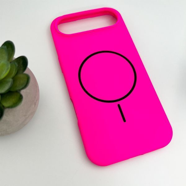 Чехол для смартфона Silicone Case Magnetic для Apple iPhone 17 Air Shiny Pink 666-04104 фото