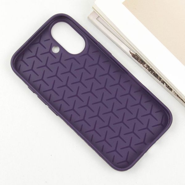 Чехол TPU Weaving для iPhone 16 (6.1") Purple 555-00324 фото
