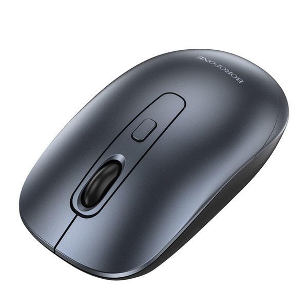 Манипулятор мышь BOROFONE BG13 Winner 2.4G business wireless mouse Black Metal Gray 656-03237 фото