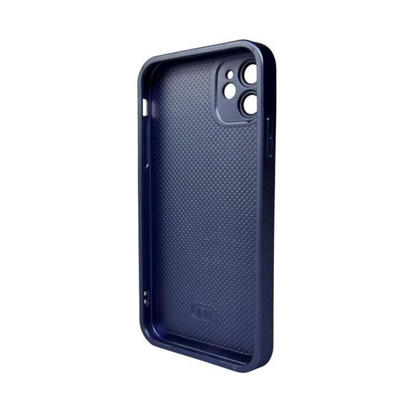 Чохол для смартфона AG Glass Matt Frame Color для iPhone 11 Navy Blue 666-00528 фото