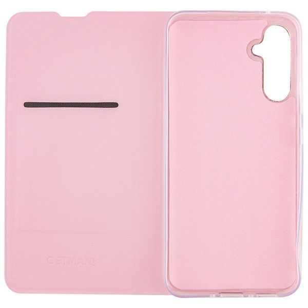 Кожаный чехол-книжка GETMAN Elegant для Samsung Galaxy A14 4G/5G Розовый 555-01559 фото
