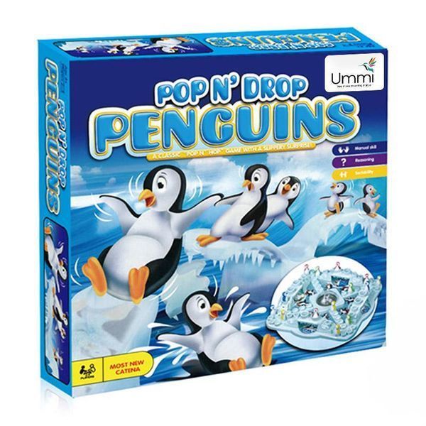 Настільна інтерактивна гра Ummi 707-36 Pop N Drop Penguins Game 656-03385 фото