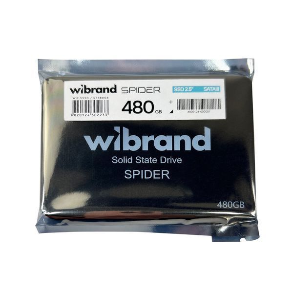 Накопитель SSD Wibrand Spider 480GB 2.5" 7mm SATAIII Bulk WI2.5SSD/SP480GB фото