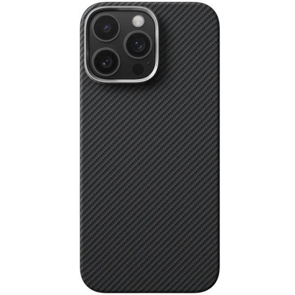 Чехол PC Carbon Protection Slim with MagSafe для Apple iPhone 15 Pro Max (6.7") Black 214-04763 фото