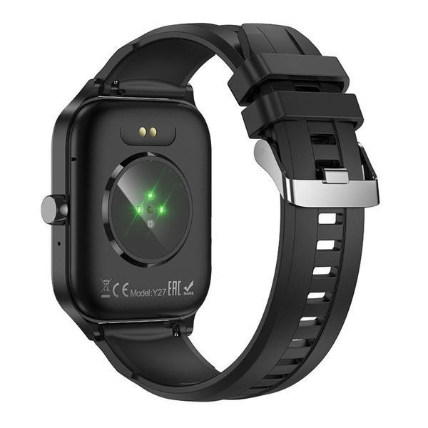 Смарт Часы Hoco Y27 Smart sports watch Черные 656-03452 фото