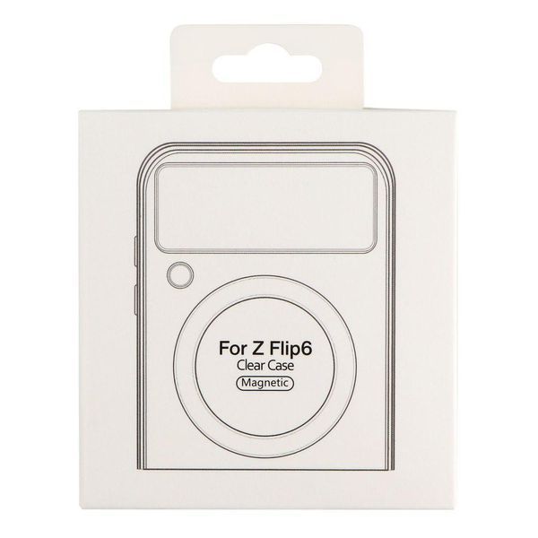 Чохол TPU Clear Case with MagSafe для Samsung Flip 6 (F741) Transparent 777-03575 фото