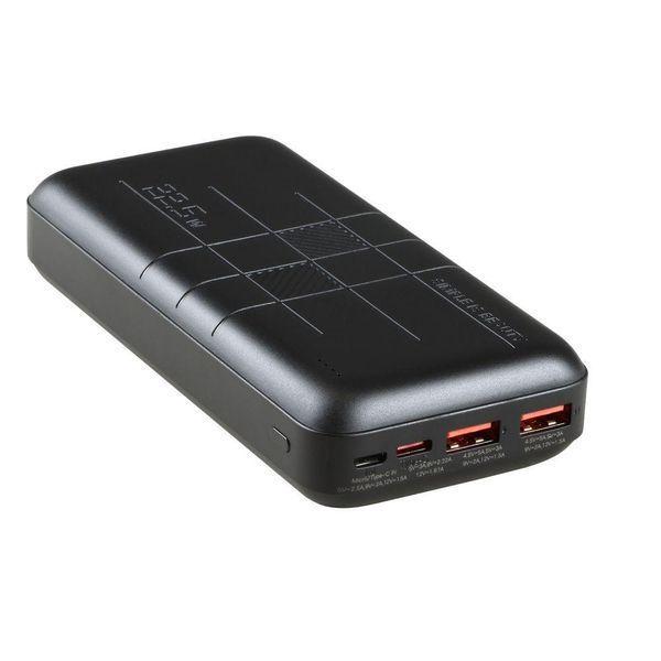 Power Bank XO PR188 QC22.5W/PD20W 20000 mAh Чорний 656-03309 фото