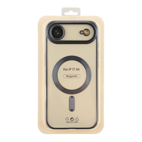 Чохол TPU Metallic Chrome Full Camera with Magsafe для iPhone 17 Air Chrome Dark Blue 214-04613 фото