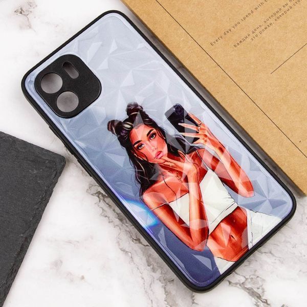 TPU+PC чехол Prisma Ladies для Xiaomi Redmi A1 / A2 Black in White 777-07439 фото