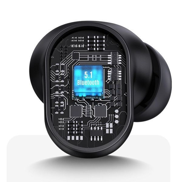 Навушники USAMS-BH11 TWS Earbuds BH Series BT 5.1 Black 202-00433 фото