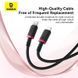 Кабель Baseus Dura Series Fast Charging Cable Type-C to iP 20W 2m Red+Black P10377800U01-03 фото 9