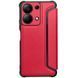 Кожаный чехол-книжка GETMAN Razor (PU) для Xiaomi Redmi Note 13 4G Red 777-07689 фото 2