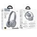 Беспроводные Bluetooth наушники Hoco W46 Charm Светло-серый 202-00191 фото 3