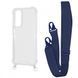 Чехол WAVE Clear Case With Strap для Samsung Galaxy A15 4G/5G Midnight Blue 208-05157 фото 1