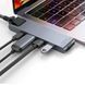 USB-хаб Baseus Thunderbolt C+Pro Seven-in-one smart HUB docking station Grey CAHUB-L0G фото 2