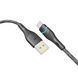 Кабель USB Ridea RC-RL15 RGB Light Type-C 3A 1.2m Чорний 209-00347 фото 5