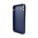 Чохол для смартфона AG Glass Matt Frame Color для iPhone 11 Navy Blue 666-00528 фото 2