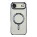 Чохол TPU Metallic Chrome Full Camera with Magsafe для iPhone 17 Air Chrome Dark Blue 214-04613 фото 1